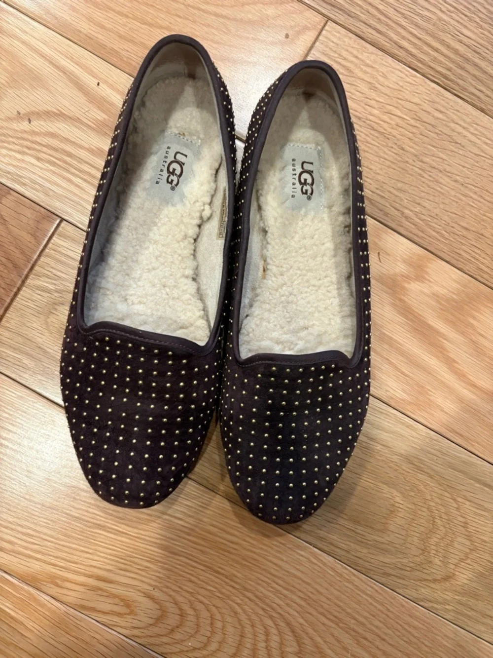 UGG Alloway Studded Suede Loafers